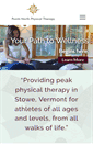 Mobile Screenshot of pointsnorthphysicaltherapy.com